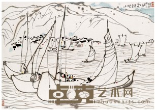 吴冠中 1987年作 大理好风光 镜心 67*95cm